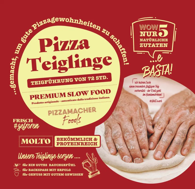 Authentischer Pizzamacher Pizza-Rohling Napoli Style (8er Pack) – Einfach & Lecker