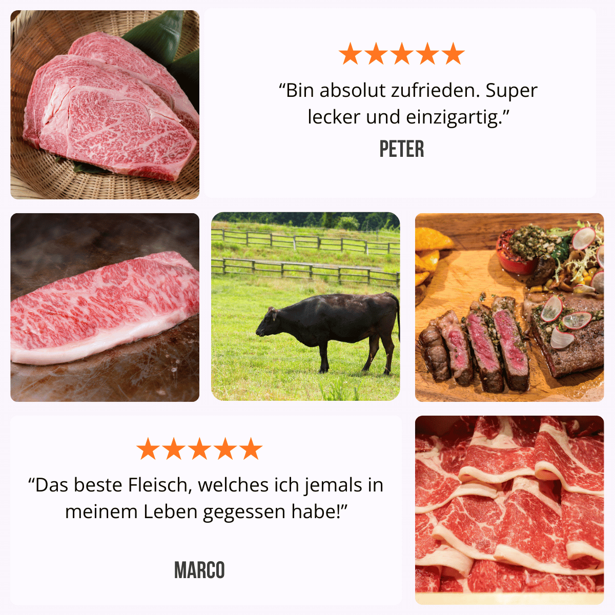 Rarité Wagyu Abo 5 Sterne Bewertungen