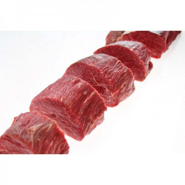 Red Heifer Filetsteak, 3 Wochen Dry Aged aufgeschnitten