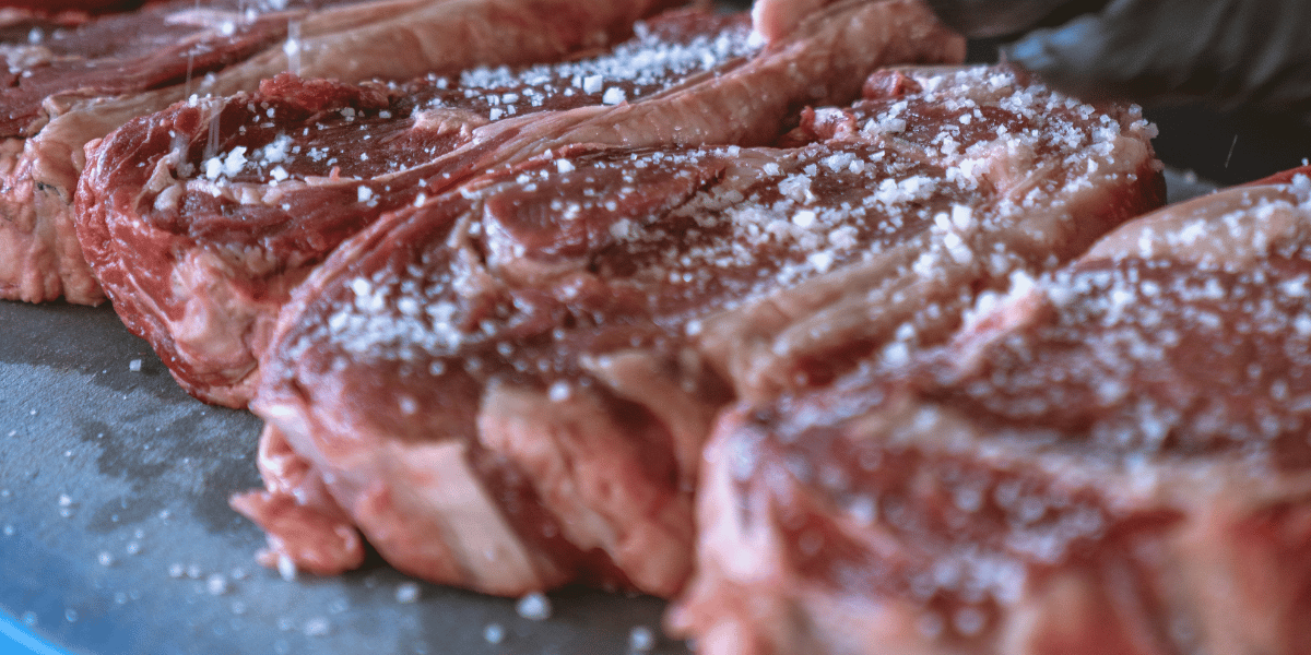 Gesalzene  Schweinesteals