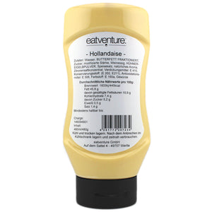 Eatventure Hollo Mayo, Hollandaise-Mayo, 480mL - Rückseite