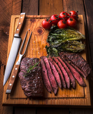 Flank Steak, Red Heifer 5 Wochen Wet Aged