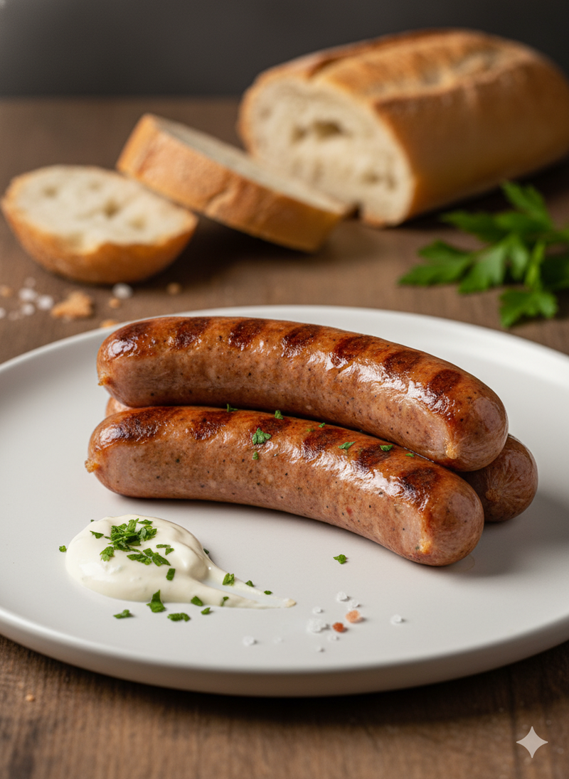 4x Chili Cheese Bratwurst | 100% Fullblood Wagyu | Meat'n'Food