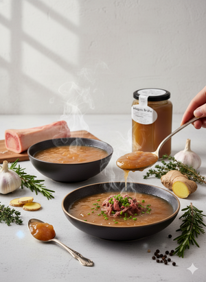 Wagyu Knochenbrühe | Kollagen Power für Darm und Gelenke | Meat'n'Food