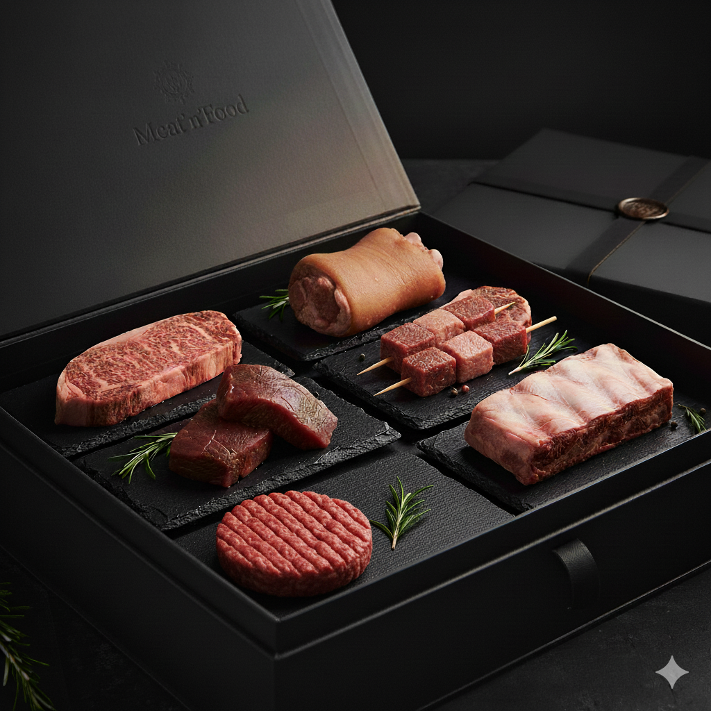 Meat’n’Food Genuss-Box | handverlesene Fleischvielfalt